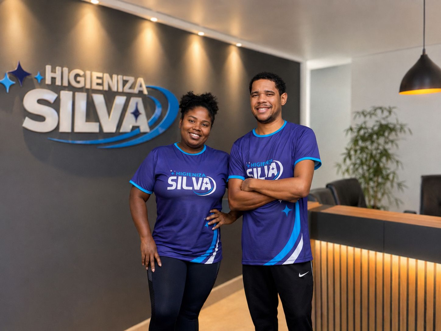 Equipe Higieniza Silva em ação
